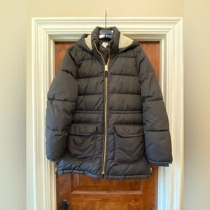 J. Crew Factory Vail puffer coat in black Sz M